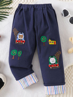 Hopscotch - Vehicle Embroidered Pants
