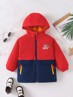 Hopscotch - Colour-Block Hooded Jacket