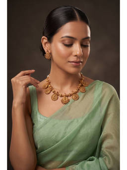Beryachi - Gold Classic Elakathali Haar Jewellery Set