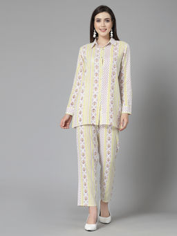 Stylum - Women's Printed Rayon Co-Ord (Set of 2)