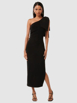 Forever New - Women Black Solid Midi Dress