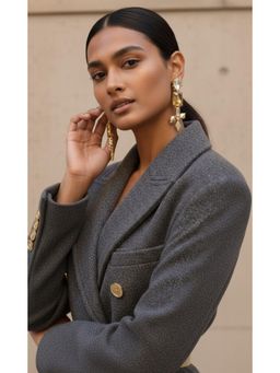 ORNAMAAS - Aashni Leaf Earrings