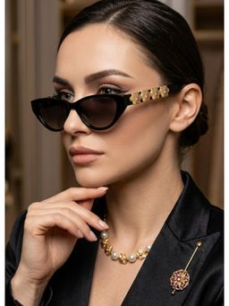 ORNAMAAS - Golden Blossom Cascade Eye Stem Clip