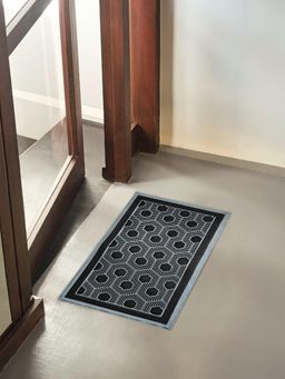 BIANCA - Multipurpose Rubber Door Mat - Anti-Skid and Waterproof -silver
