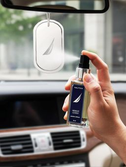 Nautica - Aroma Spray & Hanging Tag Car Fragrance- midnight leather