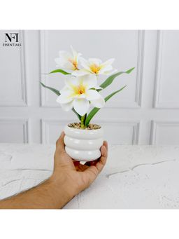 NFI Essentials - Artificial Lilly with Ceramic Pot