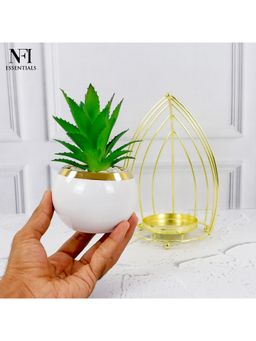 NFI Essentials - Artificial Plant with Ceramic Pot