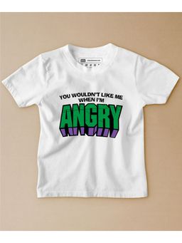 Be Awara - Angry Half Sleeves Kids T-shirt
