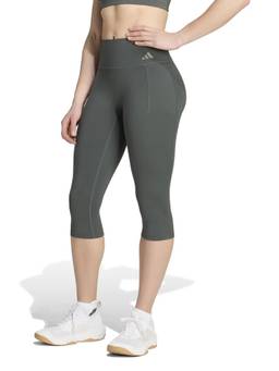 adidas - Women Optime Contour Capri Grey Training Leggings