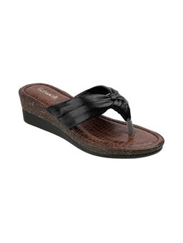 Catwalk - Women T-Straps Wedges Heels - Black