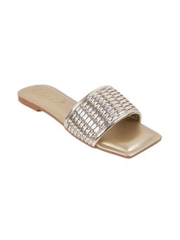 Catwalk - Women Slip-On Flats - Gold