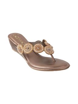 Catwalk - Women T-Straps Wedges Heels - Multi-Color