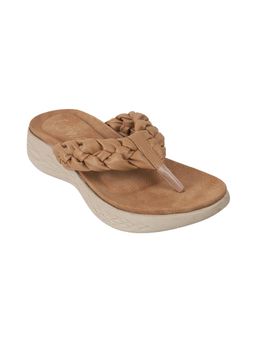 Catwalk - Women Slip-On Sandals - Tan