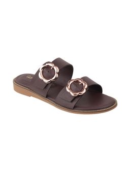 Catwalk - Women Slip-On Flats - Brown