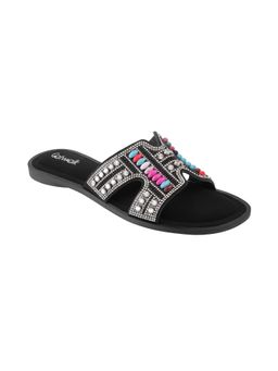 Catwalk - Women Slip-On Flats - Black