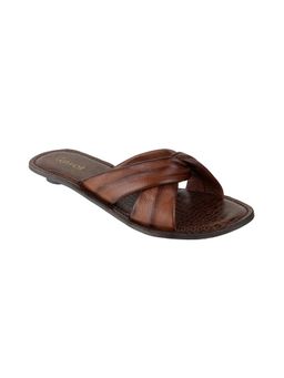 Catwalk - Women Slip-On Flats - Tan