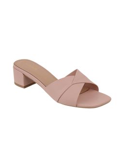 Catwalk - Women Slip-On Sandals Heels - Beige
