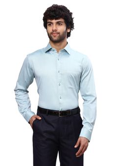 Parx - Slim Fit Solid Medium Green Shirt