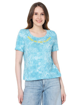 VERO MODA - Curve Women Blue T-Shirt