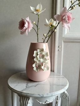 Sun Mun Decors - Premium Ceramic Pink Vase
