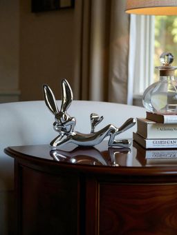 Sun Mun Decors - Chrome Silver Bunny
