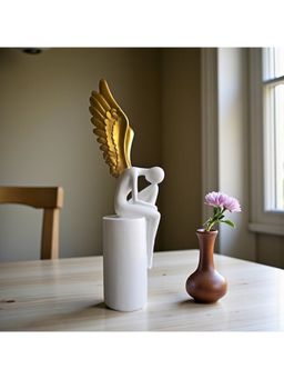 Sun Mun Decors - White & Golden Angel