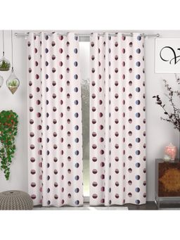 CHHAVI INDIA - Designer Polka Dot Door Curtains (Pack Of 2)