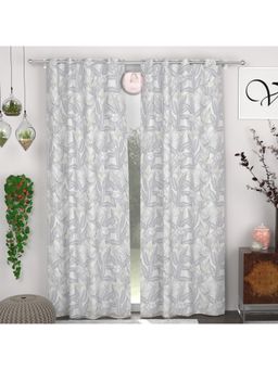 CHHAVI INDIA - Chhavvi India Designer Printed Semi-Transparent Door Curtains (Pack Of 2)