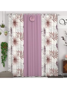 CHHAVI INDIA - Polyester 7Ft Semi-Transparent Door Curtains (Pack Of 3)