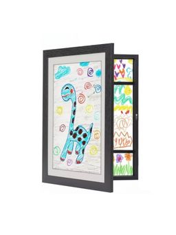 House of Quirk - Black Kids Front Opening Changeable Display Art Frame