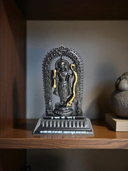 Sun Mun Decors - Black Premium Metal Ram Lalla