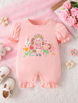 Hopscotch - Graphic Print Pure Cotton Romper