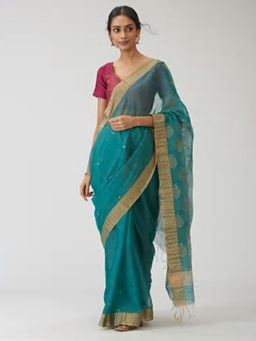 Fabindia - Cotton Silk Chanderi Sari