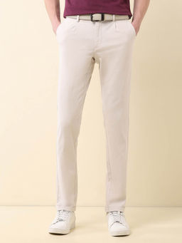U.S. POLO ASSN. - Men Beige Solid Trouser