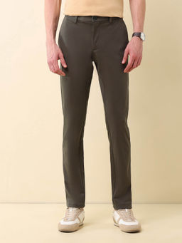 U.S. POLO ASSN. - Men Brown Solid Trouser