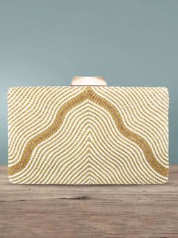 Peora - Clutch Purses for Women Wedding Handmade Evening Handbags Party Bridal Clutch -C42W