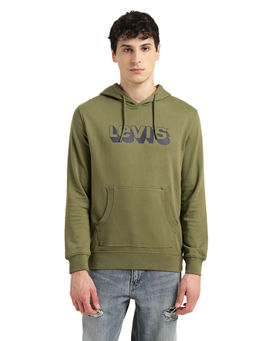 Levi's - Men Olive Solid Regular Fit Sweatshirt