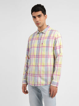 Levi's - Men Multi-Color Checks Regular Fit Casual Shirt
