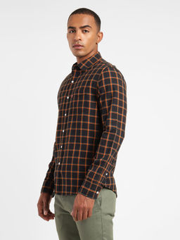 Levi's - Men Black Checks Regular Fit Casual Shirt
