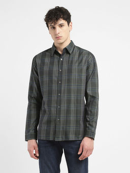 Levi's - Men Green Checks Regular Fit Casual Shirt