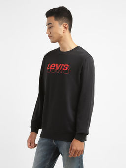 Levi's - Men Black Solid Regular Fit Sweatshirt