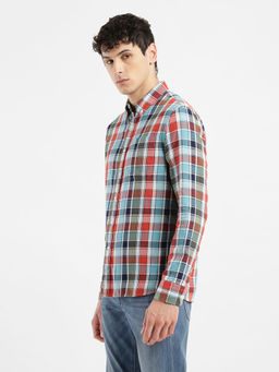Levi's - Men Multi-Color Checks Regular Fit Casual Shirt