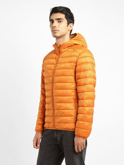 Levi's - Men Orange Solid Regular Fit Puffer Jacket