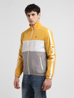 Levi's - Men Yellow Colorblock Regular Fit Bomber Jacket