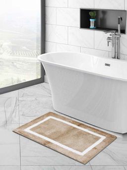 OBSESSIONS - Brown Super Soft Anti-Skid Bath Mat