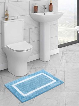 OBSESSIONS - Sky Blue Super Soft Anti-Skid Bath Mat