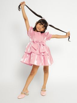 Somersault - Pink Satin Princess Dress