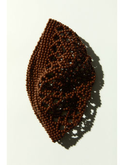 H&M - Women Brown Beaded Hat