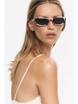 H&M - Women Beige Slim Sunglasses