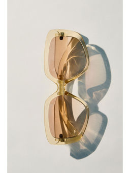 H&M - Women Yellow Square Sunglasses